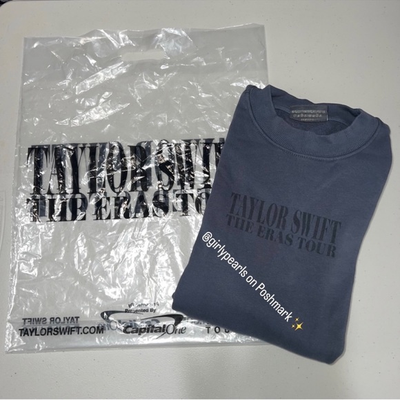 Taylor Swift Exclusive Eras Tour Crewneck Sweater Official Merch NEW - Picture 8 of 16